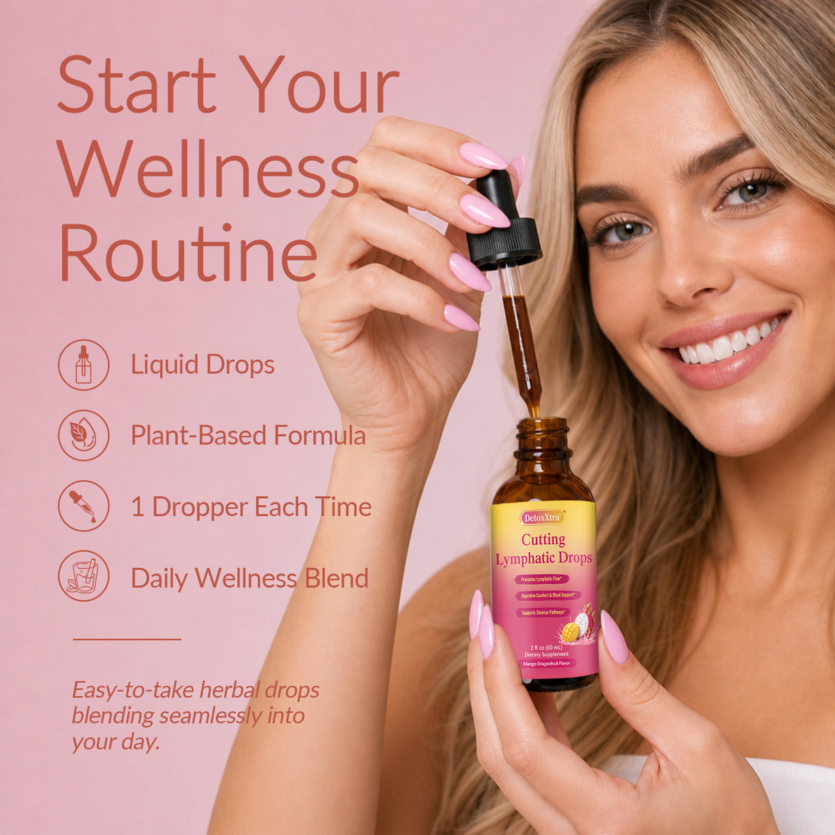 Lymphatic Flow Wellness Drops Plant-Powered Support for Daily Balance & Comfort
