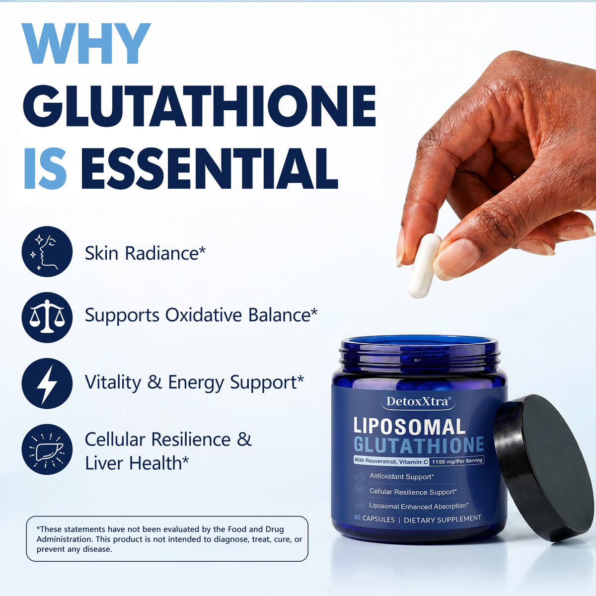 Liposomal Glutathione – Antioxidant & Cellular Support