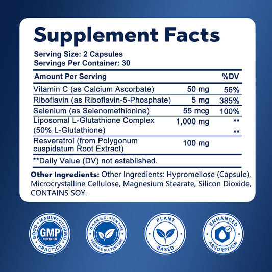Liposomal Glutathione – Antioxidant & Cellular Support